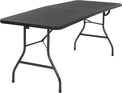 COSCO 6 Ft. Fold-In-Half Banquet Table W/Handle Black • $110.47