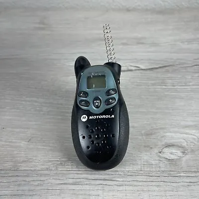 Motorola Talkabout T5000 Black 406 MHz 22-Channel Two-Way Radio Walkie Talkie • $14.63