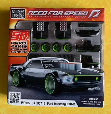 Mega Bloks Need For Speed Ford Mustang RTR-X ~New In Box~ • $49.99