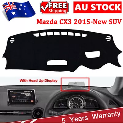 Non-Slip Dash Mat Suitable For Mazda CX3 CX-3 2015-New With HUD Dashboard Cover • $26.98