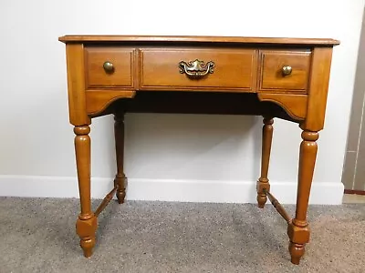 Vintage Classic Sewing Machine Table Writing Desk Fits Standard 1970s Solid Wood • $165