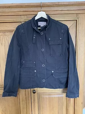 £14.99 • Buy Ladies Marlboro Classics Cotton Biker Bomber Harrington Jacket Size EU 46