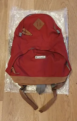 Columbia Tokato 20L Rucksack Backpack Nylon/Burgandy Suede PU7200 Japanese.  • £19.95