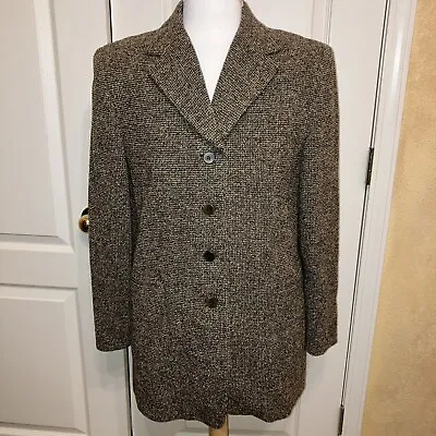MISSONI Jacket / Coat WOOL Brown - Sz 12 (Large) Made In Italy  NICE! • $145