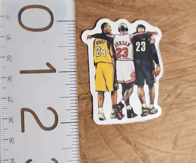 Michael Jordan Sticker Kobe Bryant Sticker NBA Basketball Lebron James Sticker • $1.99