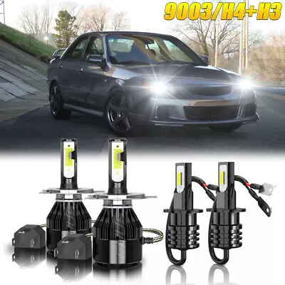 For Mazda Protege 2001 2002 2003 6000K LED Headlight + Fog Light Bulbs Combo 4pc • $33.74