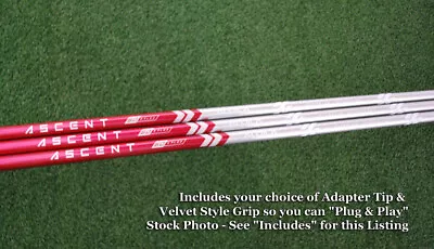 Aldila Ascent Red 6 Driver Shaft R/S/X W/Installed Adapter Tip & Grip NEW • $69.95