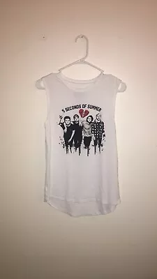 5 Seconds Of Summer Women's Sleeveless Top M Shirt Tank Top • $12