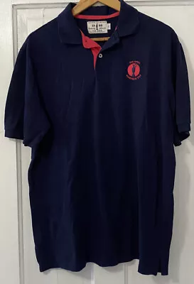 The Open Collection 2013 Muirfield Men's Large Navy Short Sleeve Polo • $14.99