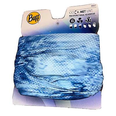 BUFF CoolNet UV+UPF 50 Multi Use Adult Head Neck Neckwear EcoStretch NEW Blue • $15.99