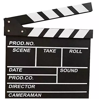 BERON Professional Vintage TV Movie Film Clap Board Slate Cut Prop Director C... • $14.99