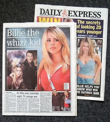£11.99 • Buy Daily Express Newspaper 28 Mar 2005 . Doctor Who Billie Piper Front Cover