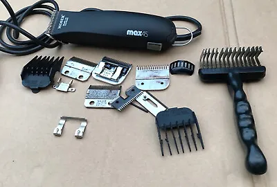 £115 • Buy Moser Max 45 Animal Dog Clippers W/ Blades Trimmers Comb