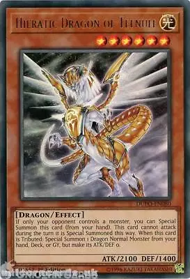 DUPO-EN080 Hieratic Dragon Of Tefnuit Ultra Rare 1st Edition Mint YuGiOh Card • £0.99