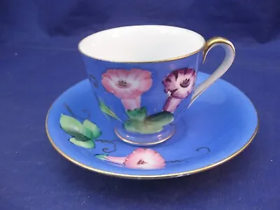 Antique Miniature Teacup And Saucer - Made In Occupied Japan - Hand Painted • $15