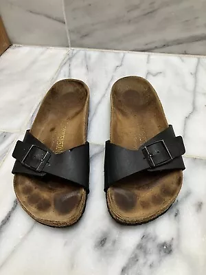 Birkenstock Madrid Black Sandals Size 36 • $25