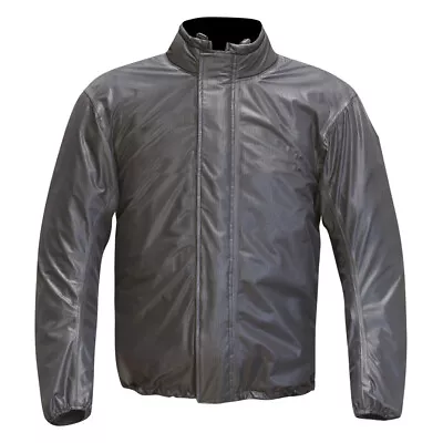 Merlin Reissa Men's Motorcycle Motorbike Rain Jacket Black 2XL XXL • £20