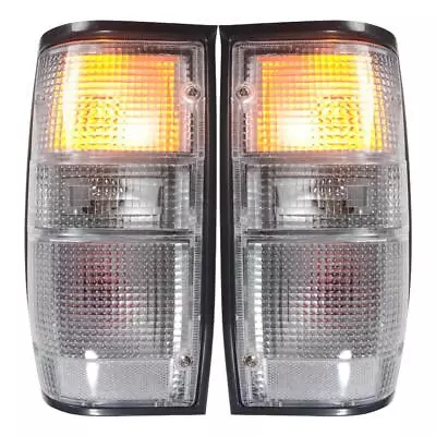 Tail Light Clear Lend LR Left Right Fit Mitsubishi L200 Cyclone 1986-1997 • $59.59