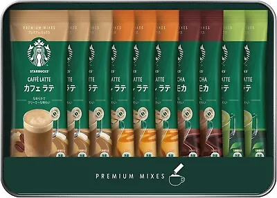 Starbucks Premium Mix Gift SBP-20A Set 10 Packs In Box Free Shipping • $44.74