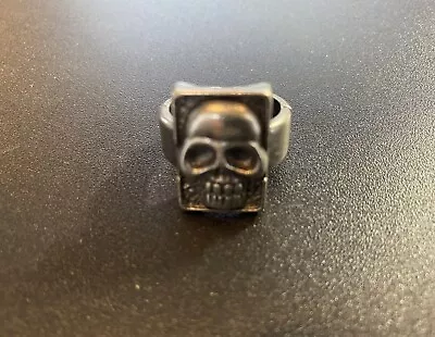 Vintage Mexican Biker Gang Skull Ring • $1.99