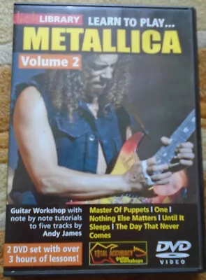 Lick Library DVD Metallica Volume 2 • £7.30