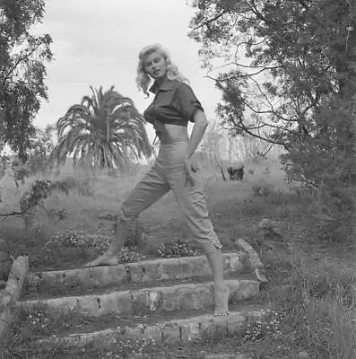 $9 • Buy Actress Irish Mccalla Poses At Home In LA 1956 OLD PHOTO 25