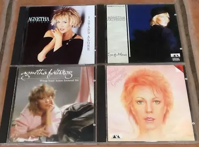 AGNETHA FALTSKOG & FRIDA Of ABBA : 4 VERY RARE Solo CD Albums All Mint Condition • £99.99