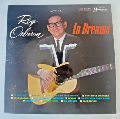 $15.30 • Buy Roy Orbison In Dreams Monument Records 1963 MLP 8003 Vinyl LP