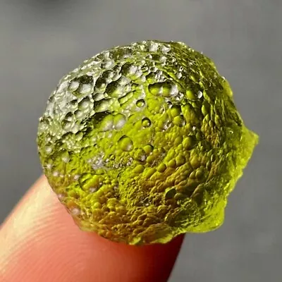 19CT Moldavite Genuine Raw Moldavite Crystal From Czech Republic PICcertificate • $0.01