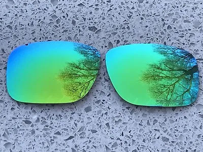 Etched Green Polarised Mirrored Replacement Lenses For Oakley Holbrook • £12.99