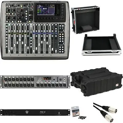 Behringer X32 Compact 40-channel Digital Mixer And S16 Digital Stage Box Case • $3499