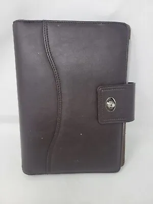 Franklin Covey 365 Brown Faux Leather Classic Planner 7-ring Binder 10.5 X 7.5  • $26.95