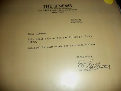 Ed Sullivan 1937 Signed Letter + 1964 Beatles Photo On Ed Sullivans Show VR • $150