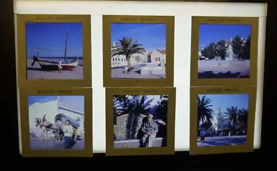 6 X Vintage 6x6 Colour Transparancies - Malta 1968 (in Wallace Heaton Mounts) • £9.99