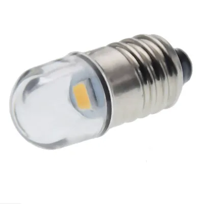 Warm/White E10 LED Bulb 3V 4.5V 6V 12V Screw GLOBE For FLASHLIGHT TORCH HEADLAMP • $4.74