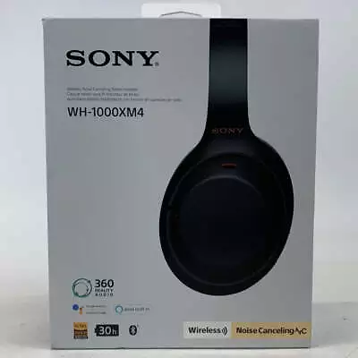 Sony WF-1000XM4 Noise-Cancelling Wireless Over-Ear Bluetooth Headphones Black • $149.99