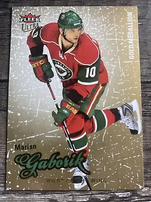 2008-09 Fleer Ultra - Gold Medallion #164 Marian Gaborik • $2