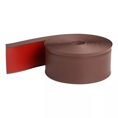 Vinyl Wall Base Baseboard Molding Trim 4 X 40FT Flexible Self Adhesive Brown • $65