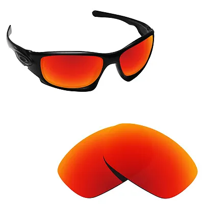 Hawkry Polarized Replacement Lenses For-Oakley Ten Sunglass Orange Red Mirror • £9.58