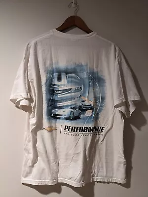 $19.99 • Buy Vintage Chevy Racing Performance Vehicles Parts White X-Large T-Shirt