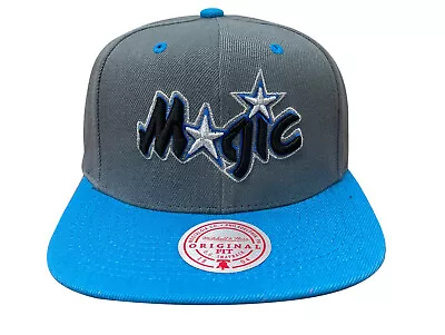 Mitchell & Ness Grey/Blue NBA Orlando Magic Reload HWC Snapback Hat - OSFA • $24.95