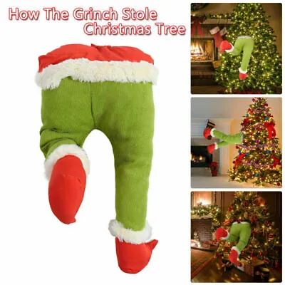 £8.99 • Buy How The Grinch Stole Christmas Legs Xmas Thief Plush Toy Doll Tree Wreath Decor