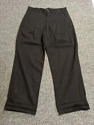 Hm Chino Pants Men’s 34 Black Relaxed Fit • $10.80