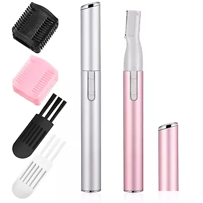 Electric Eyebrow Trimmer Women Precision Face Razors Mini Shaver Battery Operate • $178.74