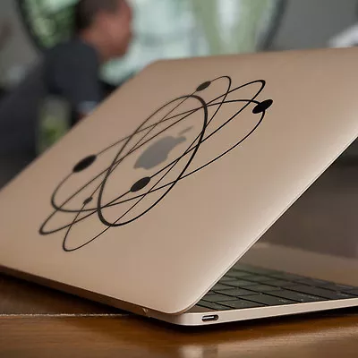 £4.99 • Buy ATOM Apple MacBook Decal Sticker Fits All MacBook Models