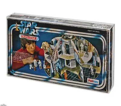 Vintage Star Wars Death Star Playset Acrylic Display Case • $229.90