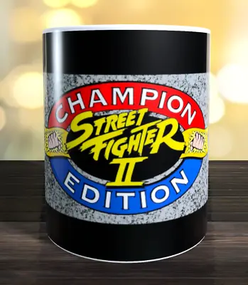 £8 • Buy Street Fighter 2 Championship Edition Retro Arcade Game Marquee Mug