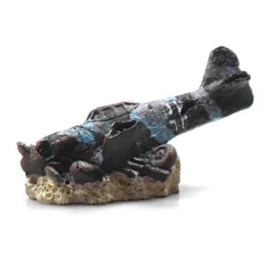 $13.53 • Buy Fish Tank Decor Accessories Boat Aircraft Ornamental  Aquarium Decor 8*4.5*4.5CM