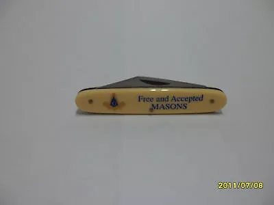 Lot 2 FREE & ACCEPTED MASONS  NOVELTY  KNIFE BY FROST CUTLERY B #1 • $16.99