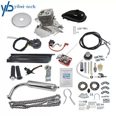 Full Set 100cc Bike Bicycle Motorized 2 Stroke Petrol Gas Motor Engine Kit Set • $108.35